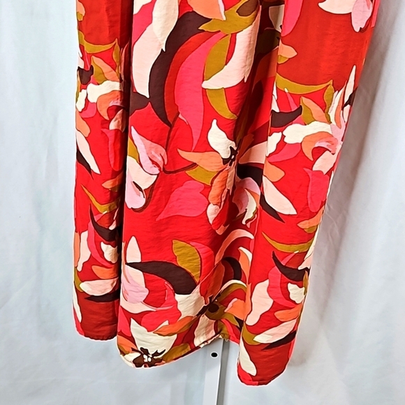 A NEW Day Pink Floral Maxi Dress Size M - Picture 3 of 8